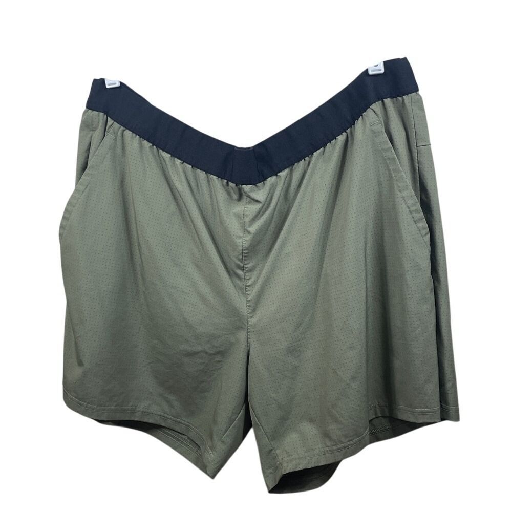 Xersion Everair XXL Olive Green Athletic Running Gym‎ Shorts